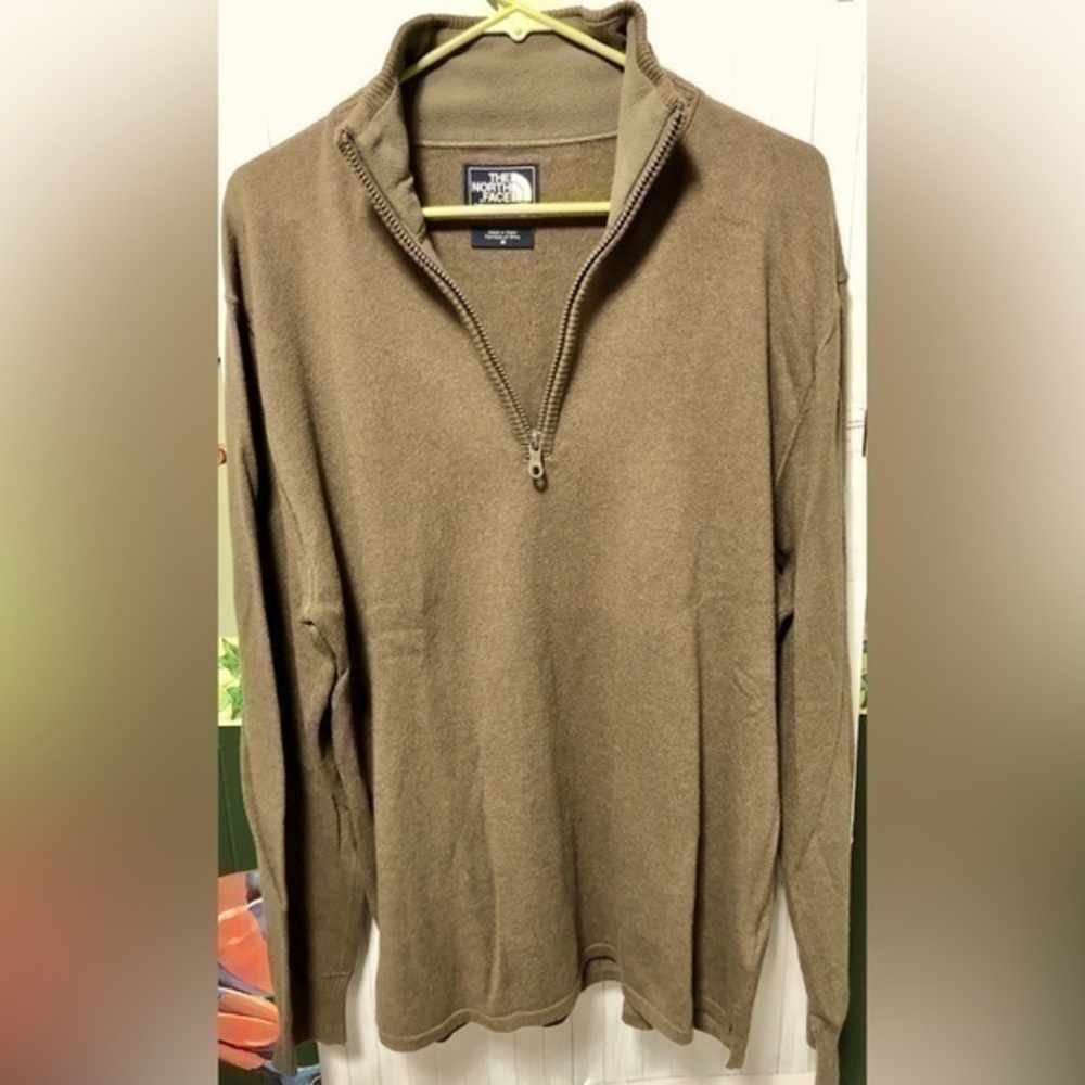 ♈️The North Face Mt Tam 1/4 Zip Brown California Heritage Pullover
